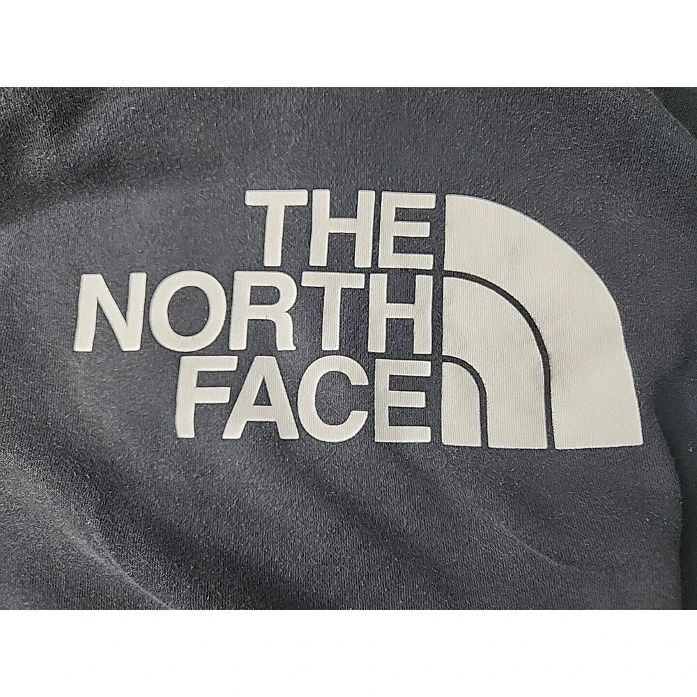 The North Face Hoodie Mens Medium Black Pullover Sweatshirt Sweater EUC
